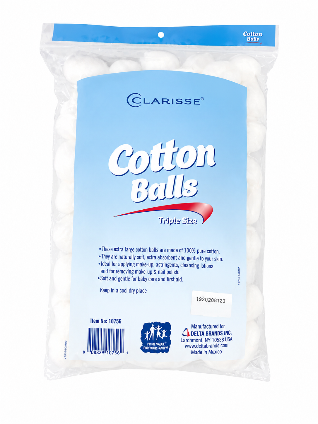 Clarisse Cotton Balls 100CT