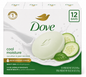 Dove Bar Soap Cucumber 12PK 135g/4.75oz