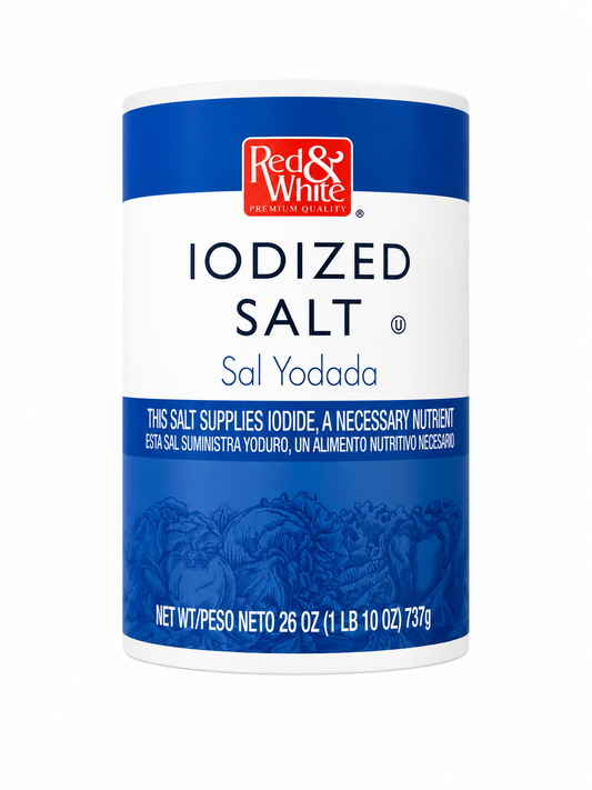 R&W Salt Iodized 26oz