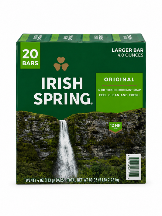 Irish Spring Soap 4oz-20PK